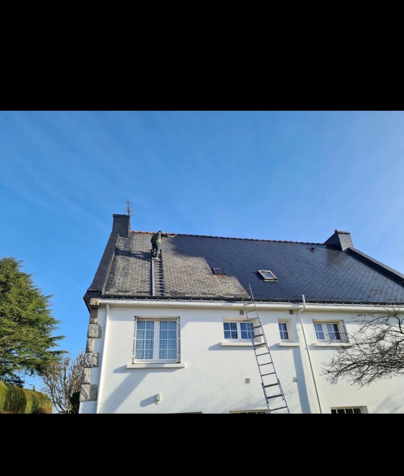 Rénovation toiture ardoise Bretagne